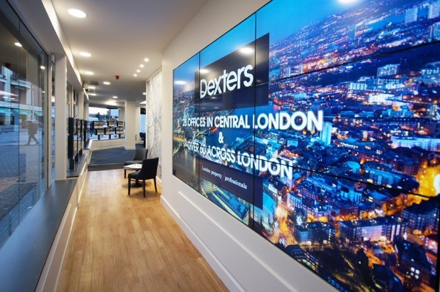 Dynamic Video Walls For Dexters London Estate Agents