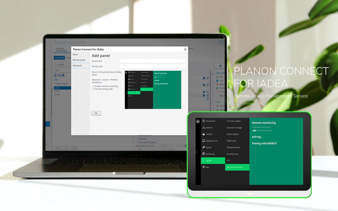 Planon and IAdea launch Remote Room Panel Management Service to Optimize Meeting Room Management