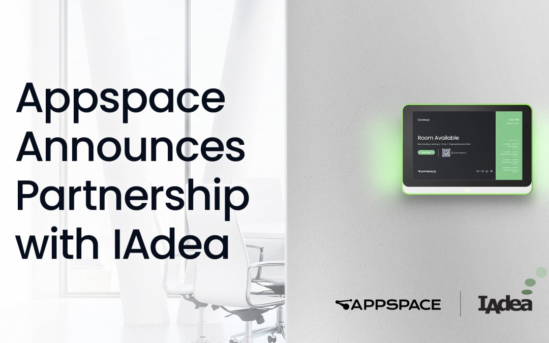 IAdea and Appspace Partner to Elevate Workplace Communications and Workplace Management