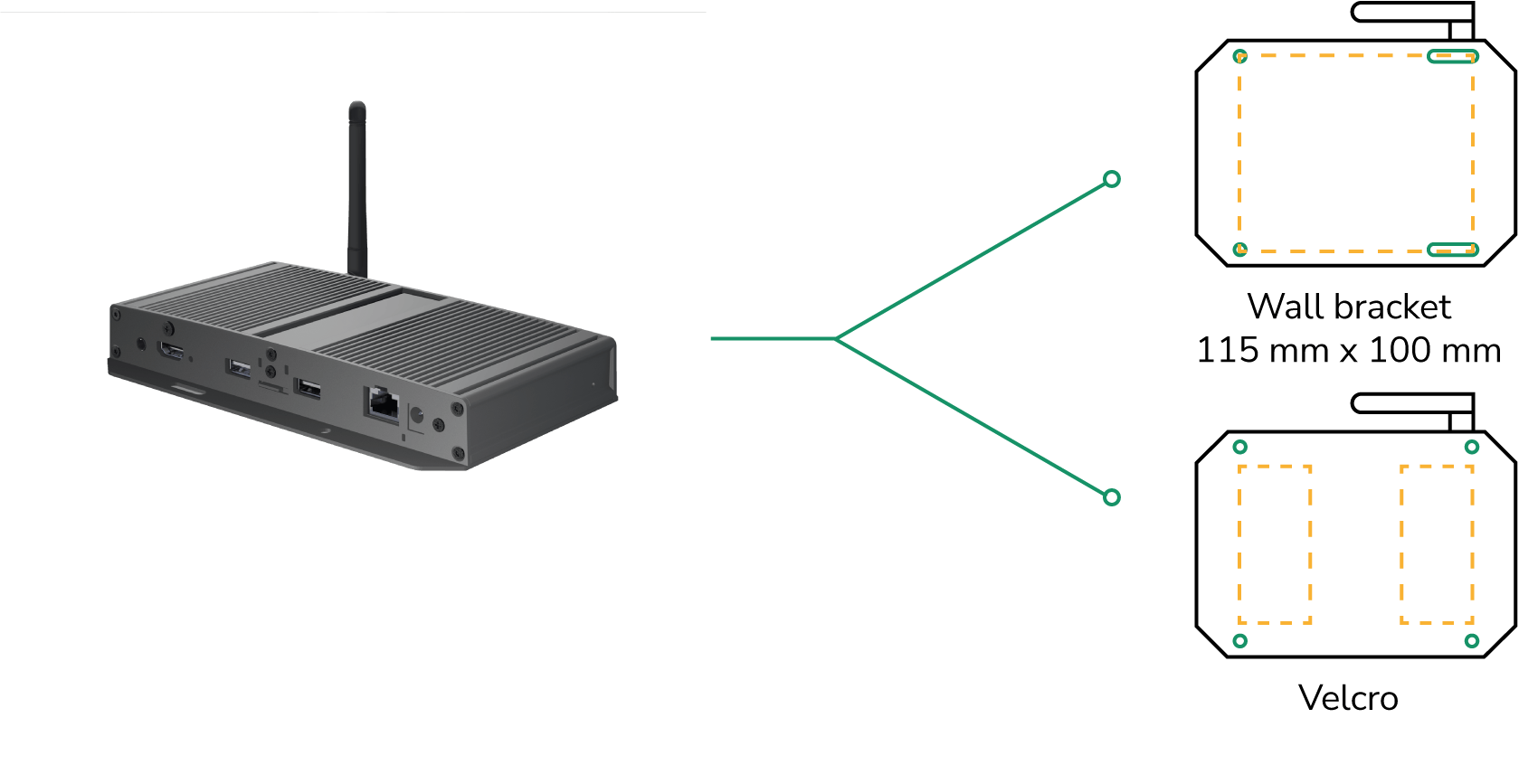 XMP-8552 Mounting Options