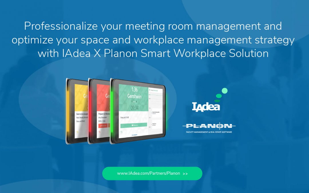 DST: Planon and IAdea Partner to Offer Digital Display Technology for Meeting Management