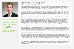 Digital Signage Industry Expert Jeff Porter