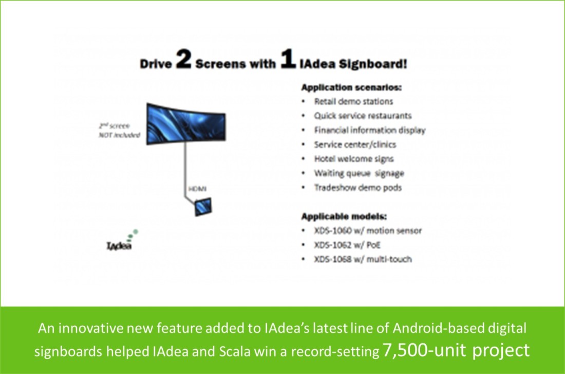 IAdea partnered with Scala working on a project of 7,500 units