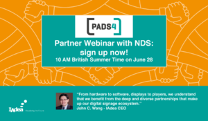 Webinar with NDS-PADS4