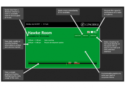 IAdea’s NFC-enabled Smart Room Booking Solution, Jointly Developed with Concierge to be Showcased at Integrate Expo, Melbourne