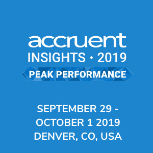 [September 29-October 1, 2019] Accurent Insights 2019