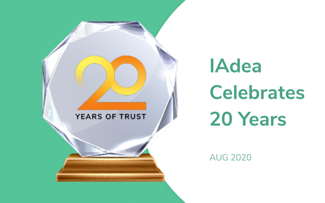 IAdea August 2020 News – IAdea Celebrates 20th Anniversary